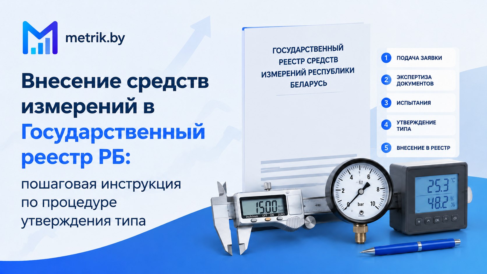 Внесение средств измерений в Государственный реестр РБ: пошаговая инструкция по процедуре утверждения типа
